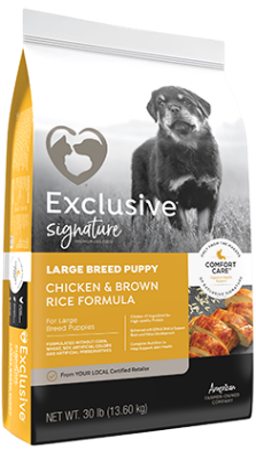 Exclusive® Signature Large Breed Puppy Chicken & Brown Rice - Munson